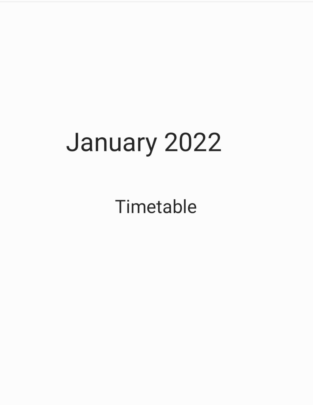 January 2022